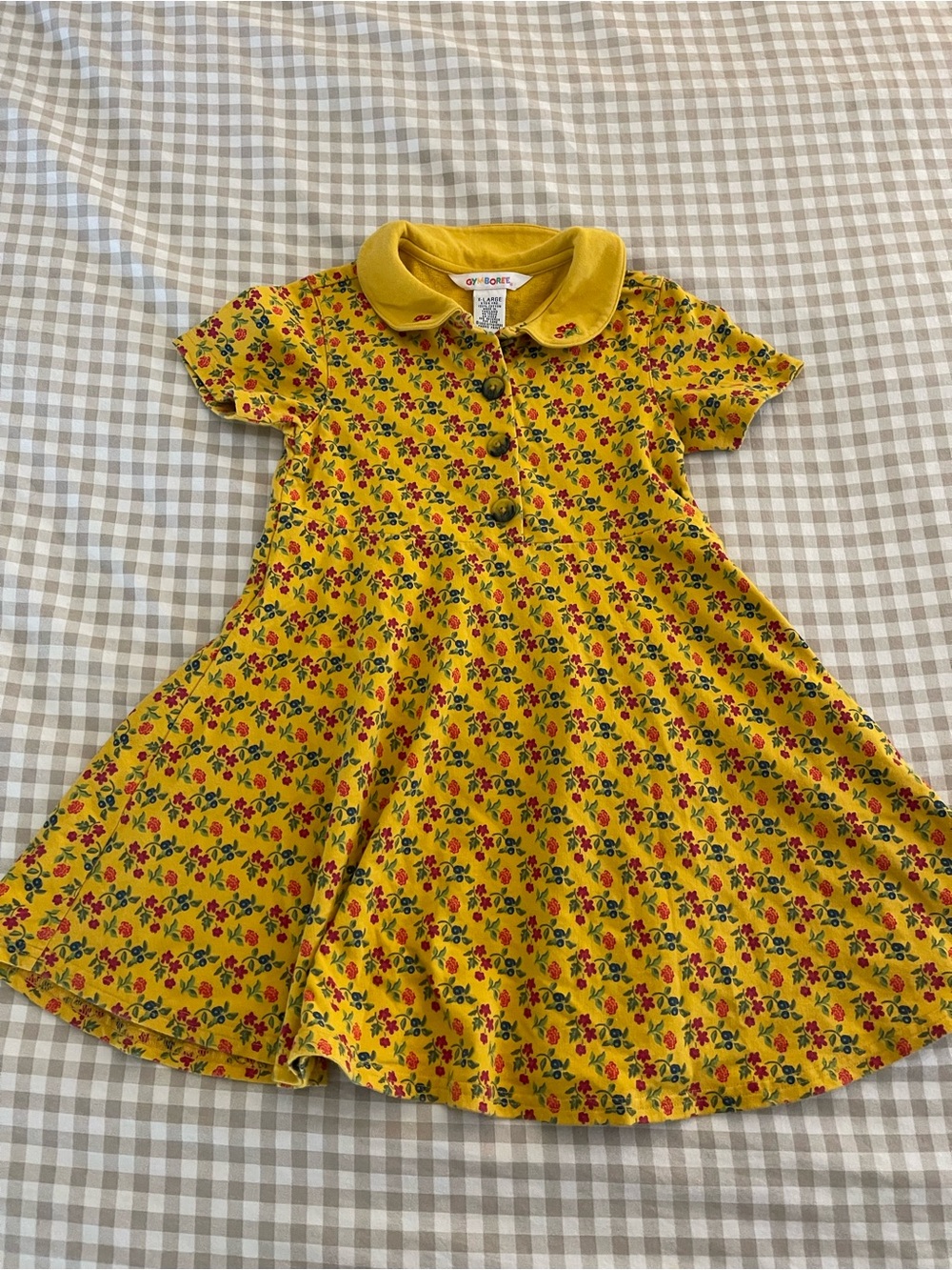 Vintage Rainbow Tag Gymboree floral dress